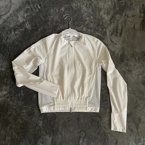 lululemon Lightweight Run Bomber Jacket White | 2